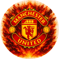 Opłatek na tort Manchester United Piłka Nożna Klub Herb Znak Proporzec