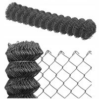 SIATKA OGRODZENIOWA 150 cm OC + PCV GRAFITOWA drut 3,0 mm rolka 10mb 1,50m