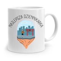 Kubek Dziennikarza Reportera Naj Dziennikarka Z Nadrukiem Ze Zdjęciem