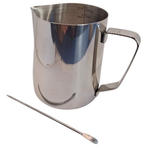 Dzbanek do spieniania mleka 600ml i latte art pen na Arena.pl