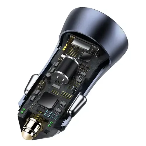 ładowarka samochodowa baseus golden contactor pro, usb + usb-c na Arena.pl