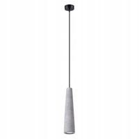 Lampa wisząca Sollux ELECTRA szara GU10 10W beton styl industrialny