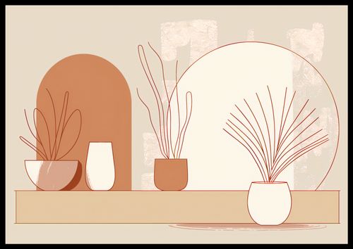 Plakat 66,5x46,5cm Widok Roślin na Arena.pl