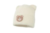 Jamiks MISSI czapka dla niemowląt uszka ecru 40-42