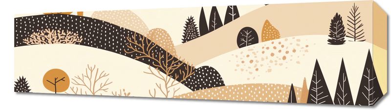 Obraz 70x20cm Jesień w Wzgórzach zdjęcie 1