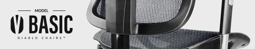 Fotel biurowy, ergonomiczny  Diablo Chair V-BASIC - czarny na Arena.pl