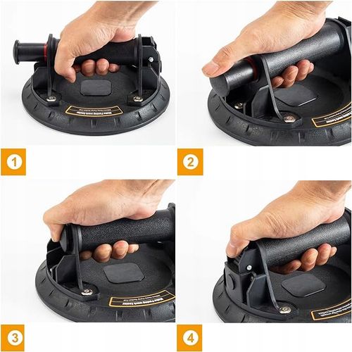 Przyssawka do Płytek Szyb Próżniowa Uchwyt z Pompką i Manometrem na Arena.pl