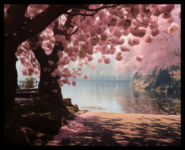 Plakat 50x40cm Spokój Sakury zdjęcie 2