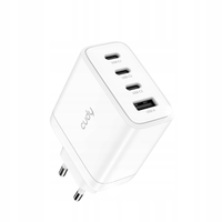 Cudy GaN CH70 65W Ładowarka sieciowa zasilacz 3xUSB-C PD3.0 PPS QC3.0 +USB