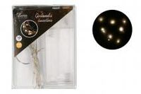 girlanda świetlna druciki 10LED ciepłe światło