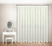 FIRANA 300X140,WOAL ECRU,PROSTA,PODWINIĘCIE 5CM