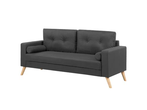 Sofa 2-osobowa ciemnoszara KALMAR na Arena.pl