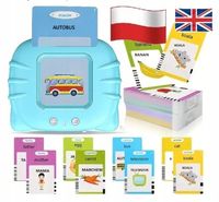 Czytnik Kart Do Nauki słówek POLSKI i ANGIELSKI 448 SŁÓW