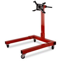 19868Stojak na silnik 570kg obrotowy warsztatowy mobilny 4 koła