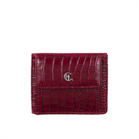 Mały portfel skórzany Canaletto z wzorem krokodylej skóry PD1055cs162 RFID