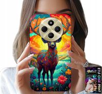 ETUI DO XIAOMI REDMI 14C 4G - KOLOROWE WZORY JELEŃ ŁOŚ ZWIERZĘTA LEŚNE