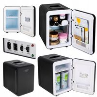 Lodówka mini turystyczna 4L auto dom kosmetyki leki 12V 230V chłodzi grzeje