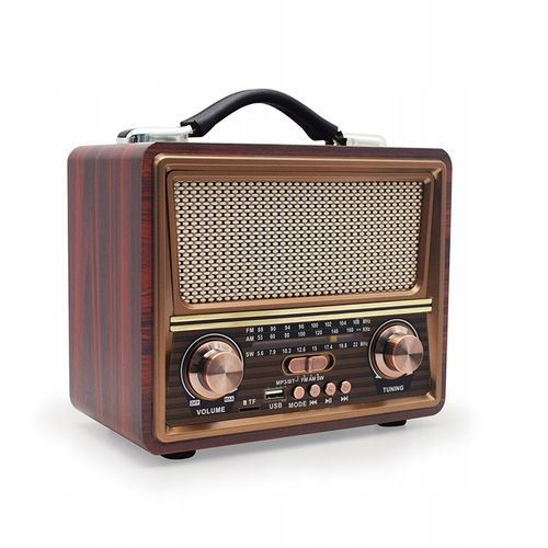 Radio sieciowo-bateryjne AM FM SW Retropolis Seattle Bluetooth USB na Arena.pl