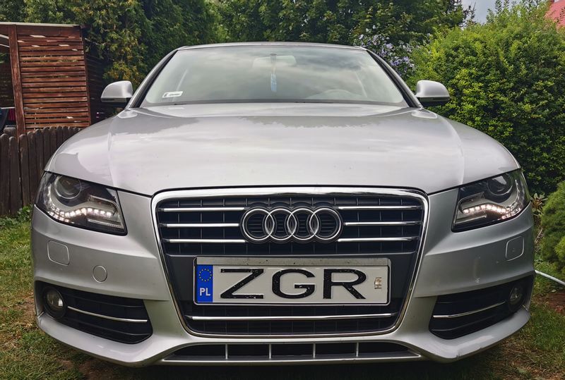 AUDI A4 B8 - LISTWY Chromowane Chrom Grill FULL zdjęcie 1