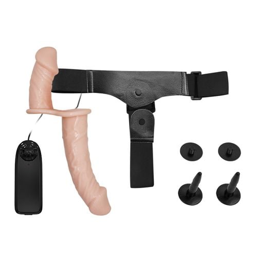 Dwustronny Penis Strap On Pegging Dla Par Wibracje na Arena.pl