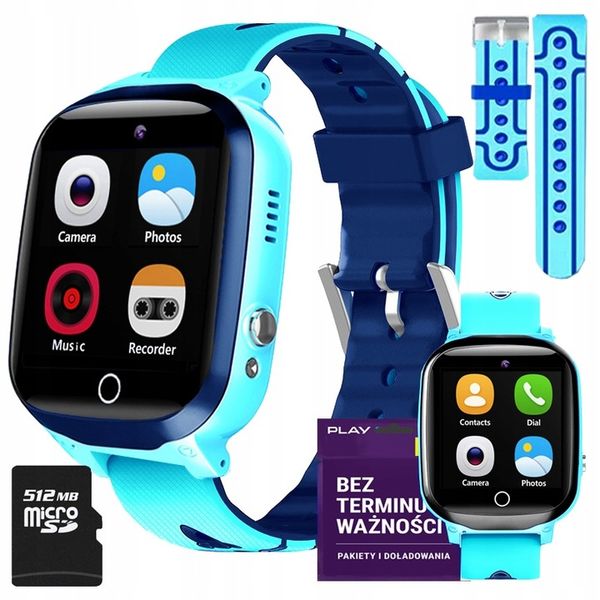 Smartwatch Zegarek Dla Dzieci SIM Aparat Telefon Gry Odtwarzacz Muzyki zdjęcie 1