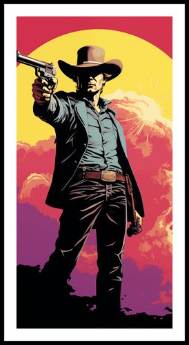 Plakat 50x100cm Strzelec z Epoki na Arena.pl