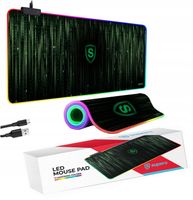 Podkładka pod myszkę gamingowa mysz xxl duża klawiaturę RBG świecąca 80x30