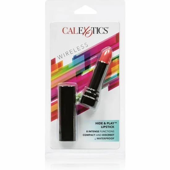 calexotics hide & play czerwona szminka mini stymulator 8 trybow zdjęcie 2