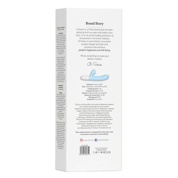 Silicone Vibrator 7 Powerful Modes - Flapping And 7 ThrustingHeating zdjęcie 4