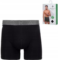 Bokserki Męskie Majtki BAMBUSOWE Gładkie KLASYCZNE DOPASOWANE MORAJ - L