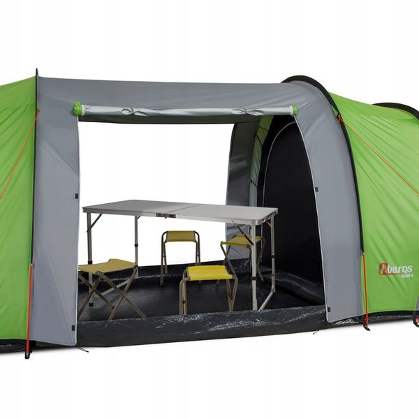 Namiot 4 osobowy 2 sypialnie Przedsionek TROPIK turystyczny kempingowy zdjęcie 7