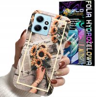 ETUI CASE DO XIAOMI NOTE 12S 4G - SŁONECZNIK KWIATY DLA KOBIET PLEC + FOLIA