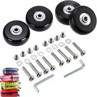 KÓŁKO DO WALIZKI CZĘŚCI BAGAŻ WALIZEK TORBY 4 SZT