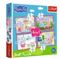 puzzle 4w1 peppa uwielbia przygody 34672