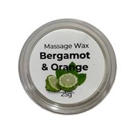 Wosk do masażu  "Bergamotka & Kwiat pomarańczy" 25g