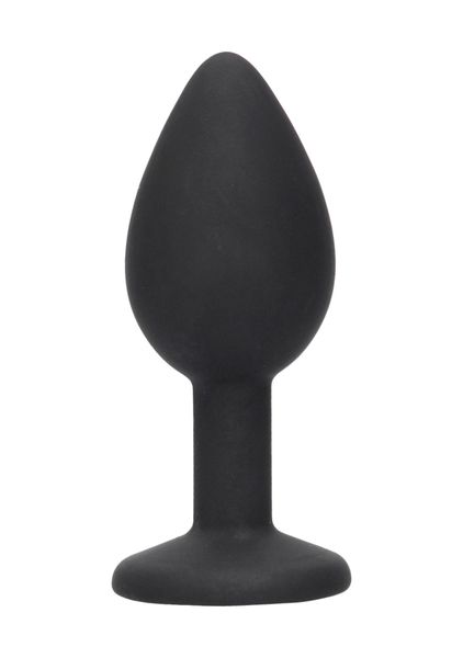 Silicone Butt Plug With Removable Jewel zdjęcie 3