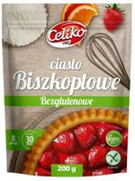 Bezglutenowe ciasto biszkoptowe w proszku gotowa mieszanka instant muffinki celiko 200g