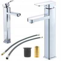 BATERIA UMYWALKOWA ŁAZIENKOWA STOJĄCA NABLATOWA KRAN DO UMYWALKI CHROM