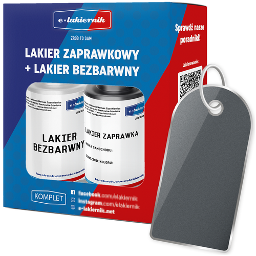 lakier zaprawka + bezbarwny + patyczki zaprawkowe bmw a08 silbergrau na Arena.pl
