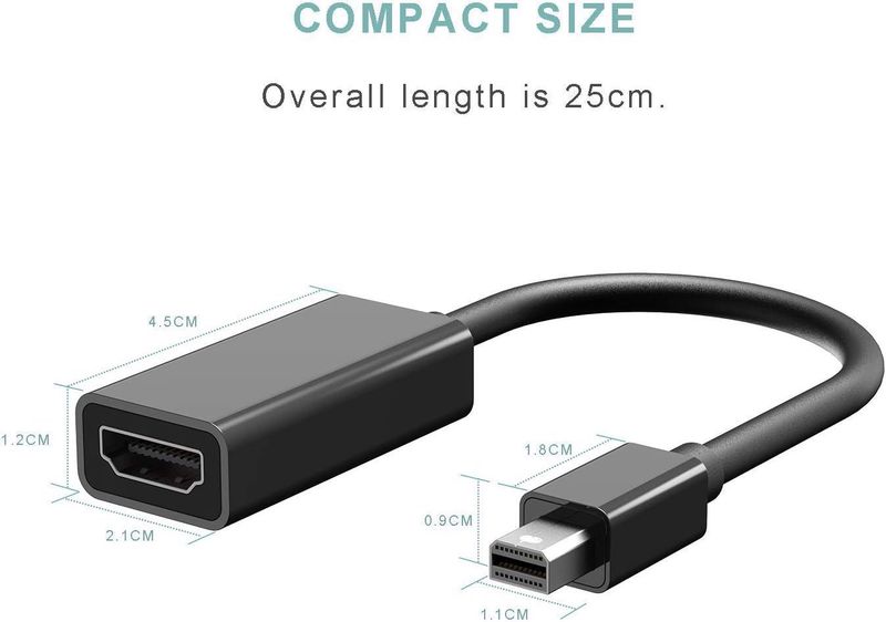 adapter mini displayport na hdmi zdjęcie 3