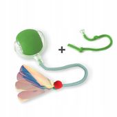 Zabawka dla kota – interaktywna uciekająca piłka z ptasimi dźwiękami!