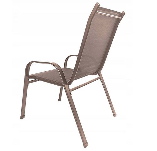 Krzesło ogrodowe Minorka2 do balkonu i tarasu brązowe na Arena.pl