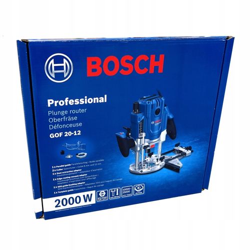 Frezarka górnowrzecionowa 2000W BOSCH GOF 20-12 0601627220 8 , 12mm na Arena.pl