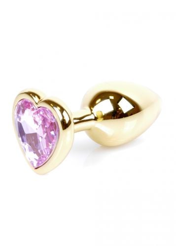 plug jewellery gold  heart plug  rose na Arena.pl