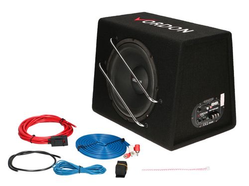 Tuba basowa Subwoofer Skrzynia Basowa Vordon TB-20T 450W Okablowanie na Arena.pl