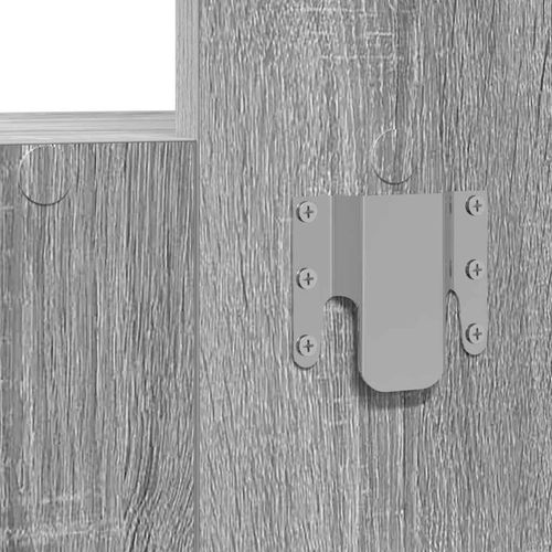 Toaletka Szary 83 x 40 x 70 cm Materiał drewnopochodny na Arena.pl