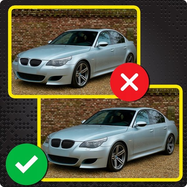 Nerki atrapa grill CZARNY POŁYSK do BMW E60 E61 M5 zdjęcie 14
