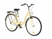 Rower miejski Retro 28 cali damski Cappuccino
