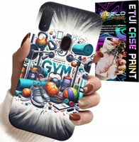 ETUI DO SAMSUNG GALAXY A40 - SIŁOWNIA GYM FITNESS SPORT CASE + SZKŁO