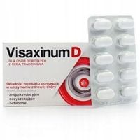 Visaxinum D 30tabl Skóra Trądzikowa Antyoksydacyjne Oczyszczające